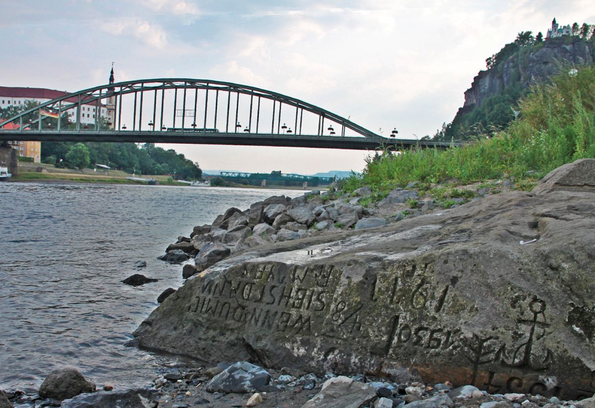 "Kamen gladi" na rijeci Elbi, Foto: Norbert Kaiser/Wikimedia